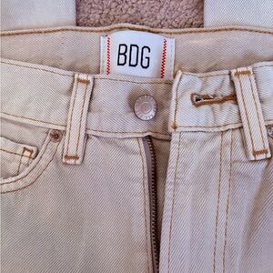 BDG Womens Beige Cowboy Jeans